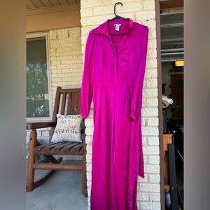 Hot Pink Jumpsuit
